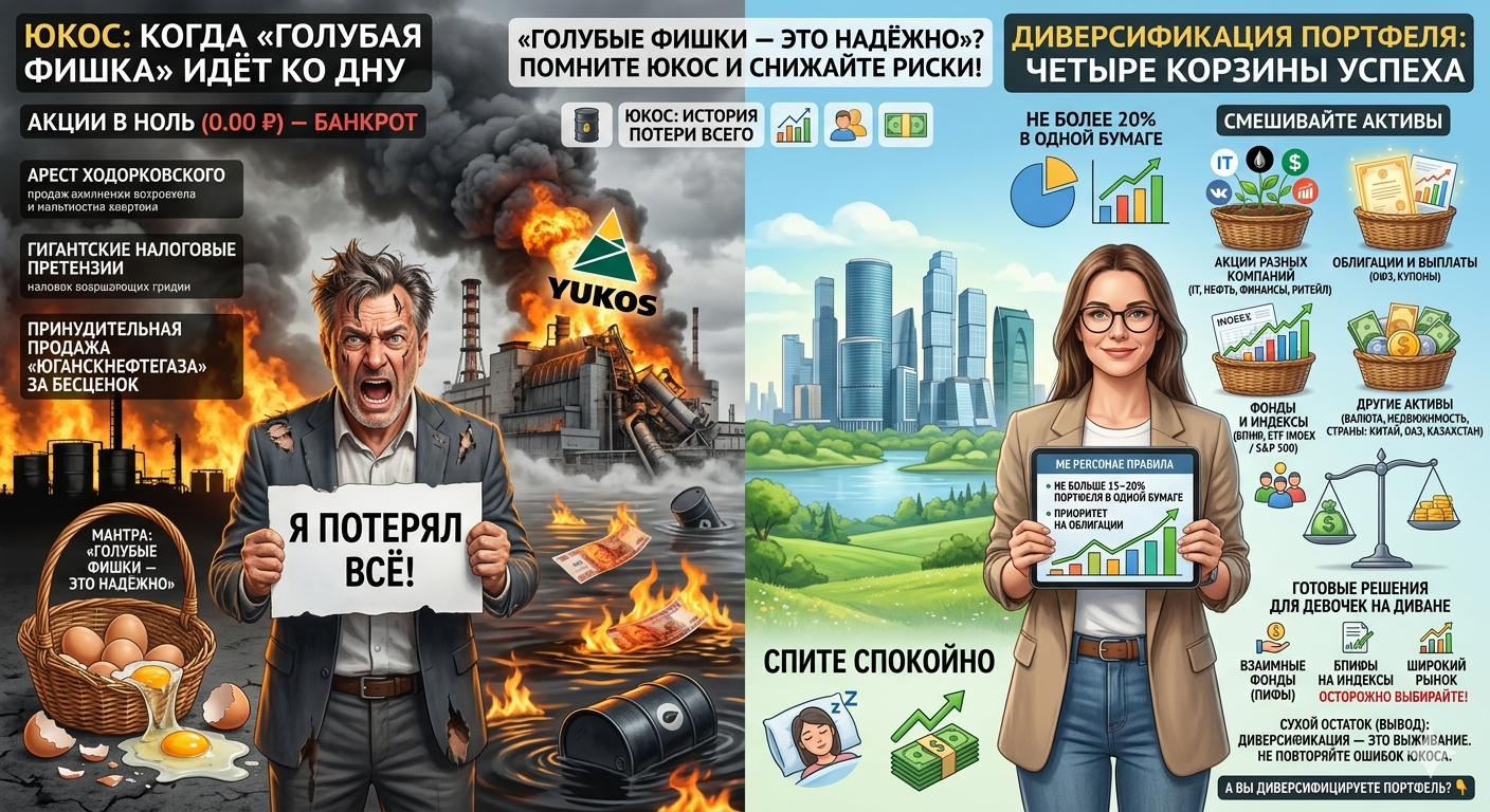 Диверсификация на примере Юкоса
