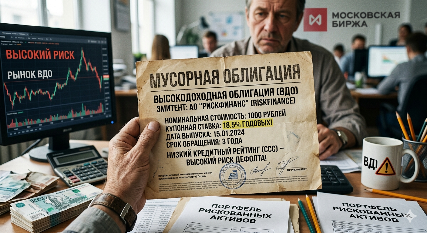 высокодоходная облигация с низким рейтингом